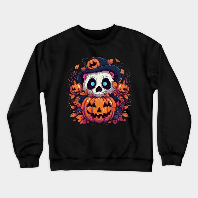 Panda Halloween Crewneck Sweatshirt by JH Mart